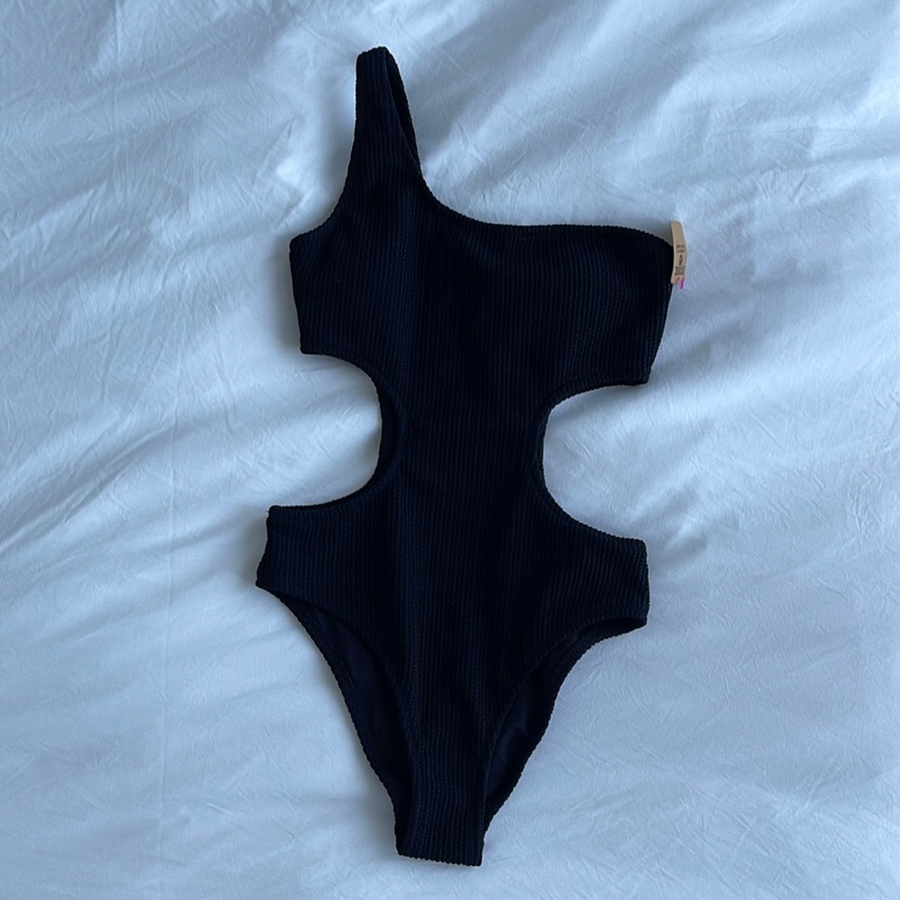 Black One Piece swimsuit by Victoria Secret Pink